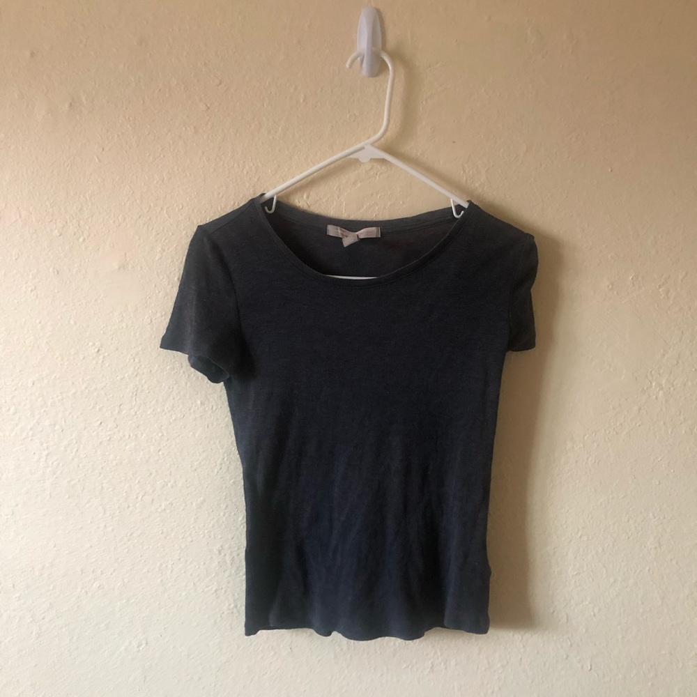 GREY FOREVER 21 TOP